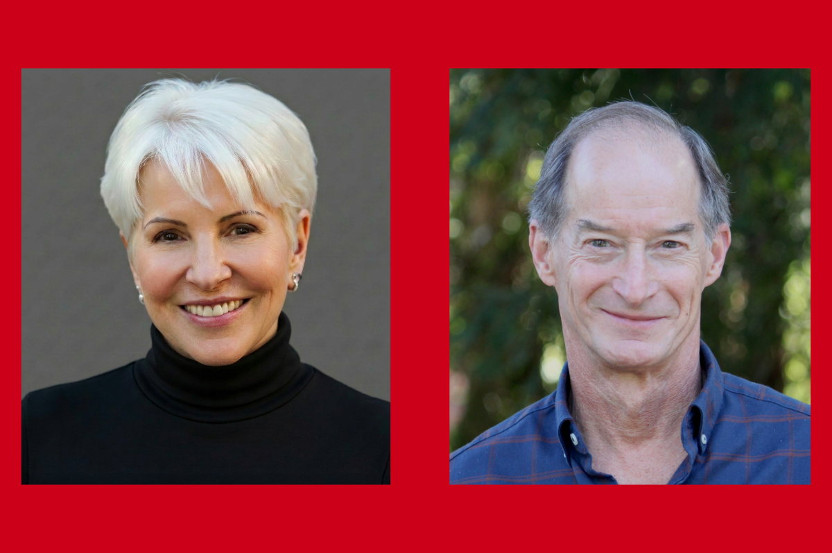 Photos of Marcia Ditmyer and Daniel Wirls